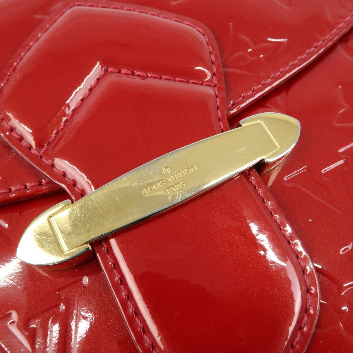 Louis Vuitton Shoulder Bag - Red, Vernis Leather