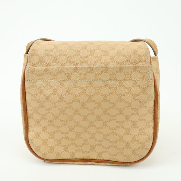 Celine Macadam Shoulder Bag - Beige, PVC Leather