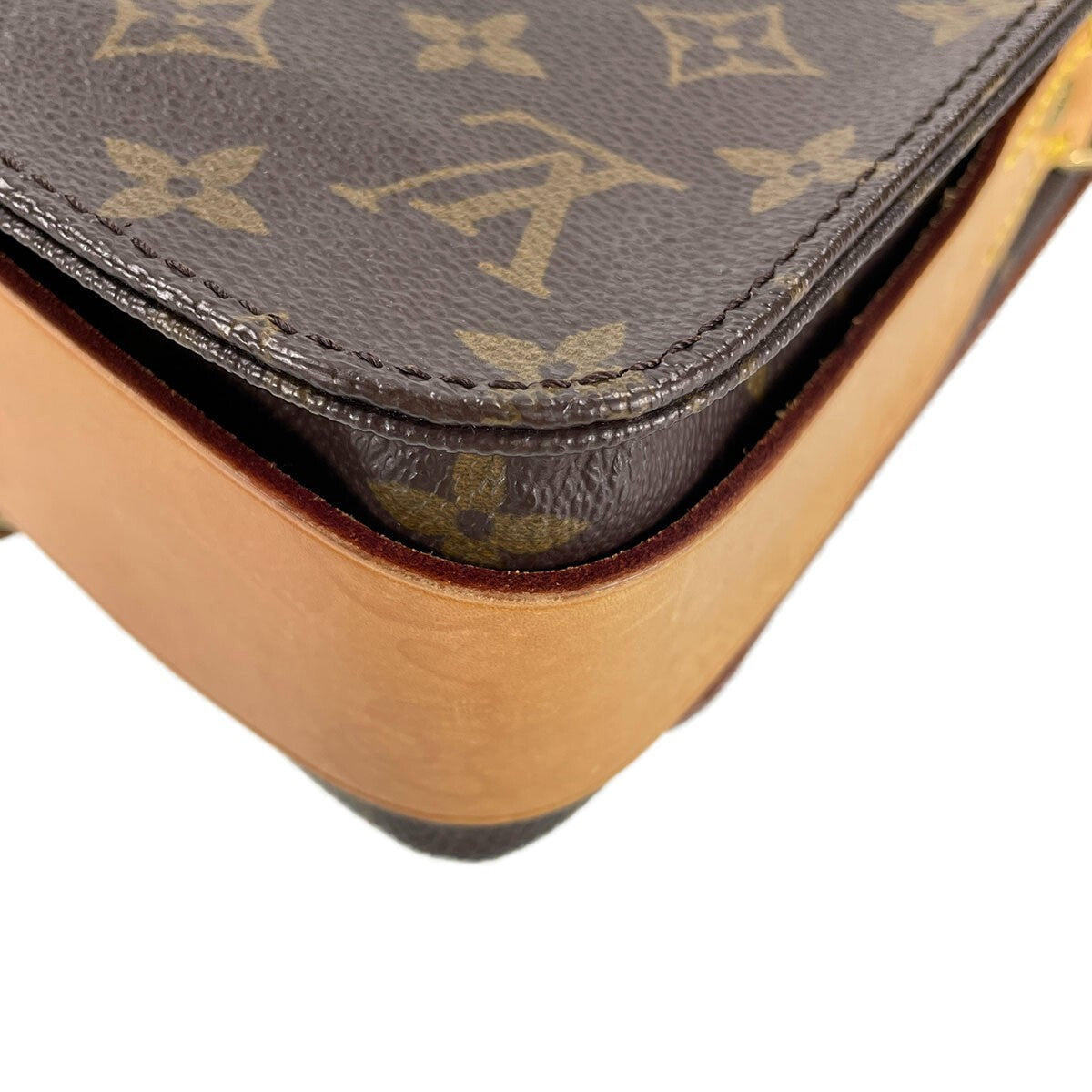 Louis Vuitton Cartouchiere MM Shoulder Bag - Brown, Leather