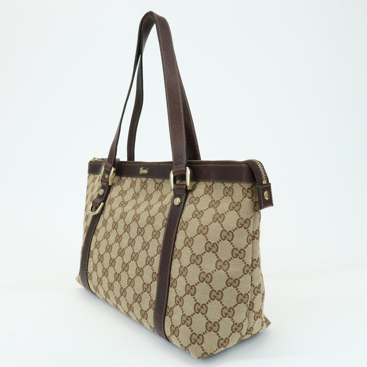 Gucci Abbey Tote Bag - Beige, Canvas Leather