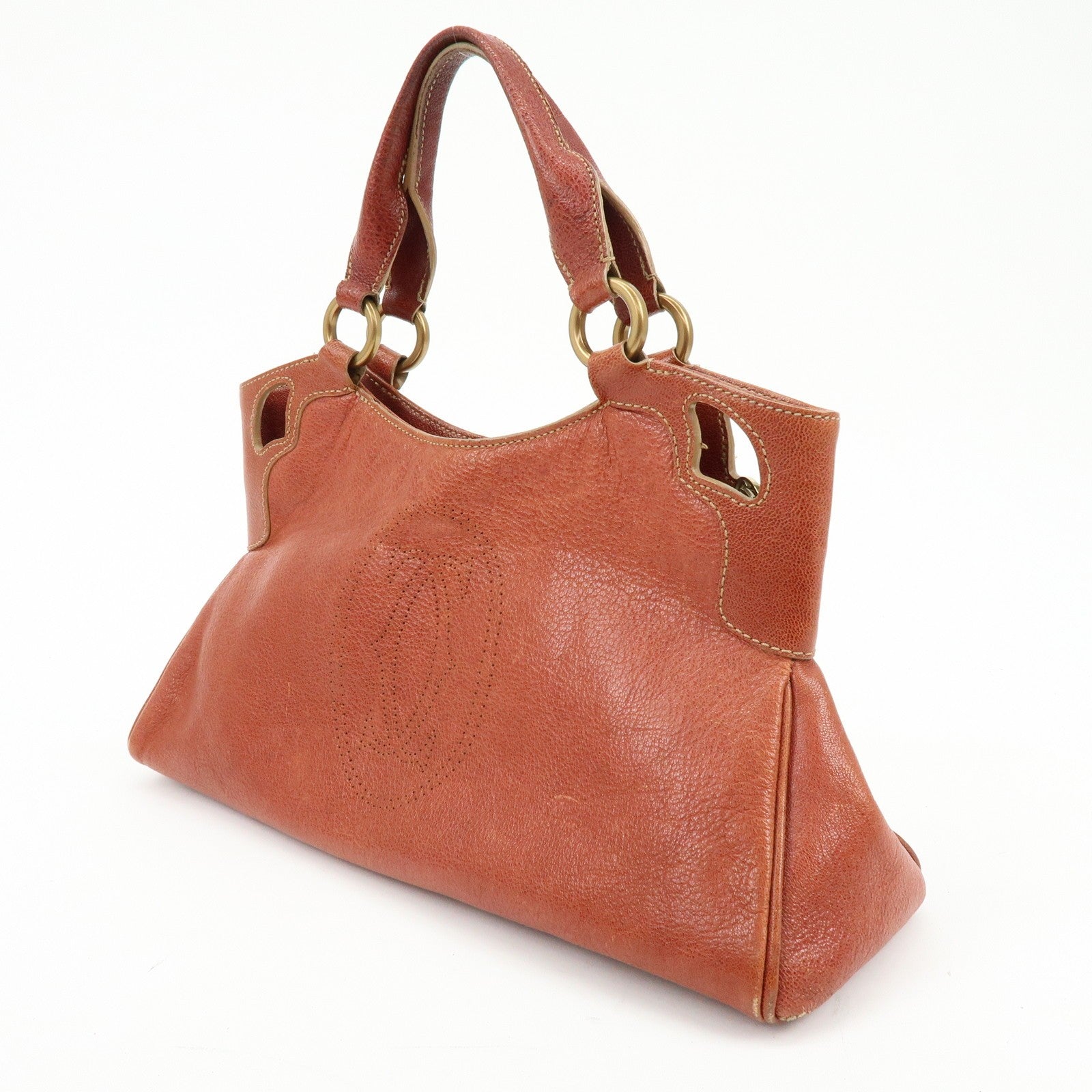 Cartier Marcello de Cartier Hand Bag - Brown, Leather