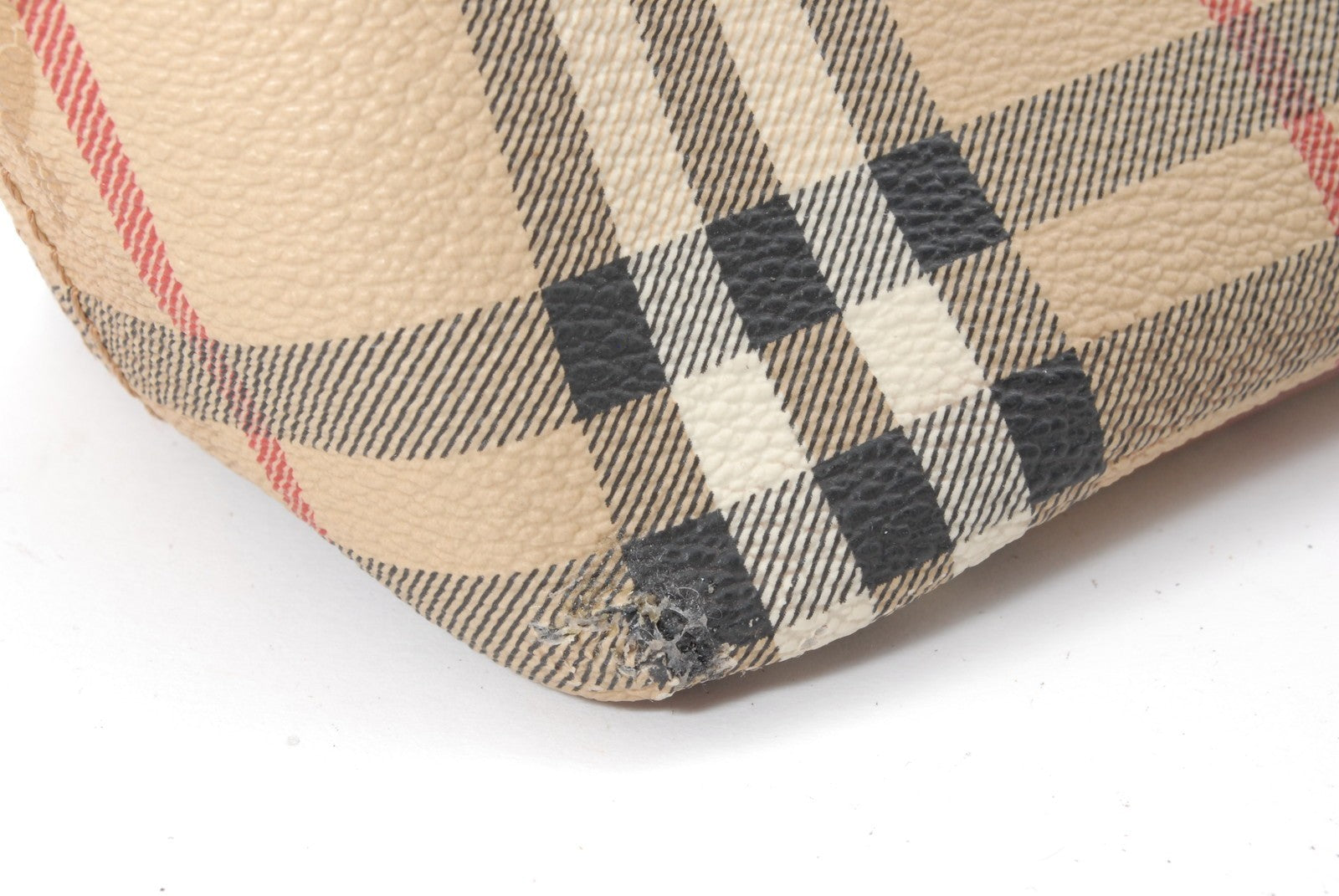 Burberry Nova Tote Bag - Beige, PVC Leather