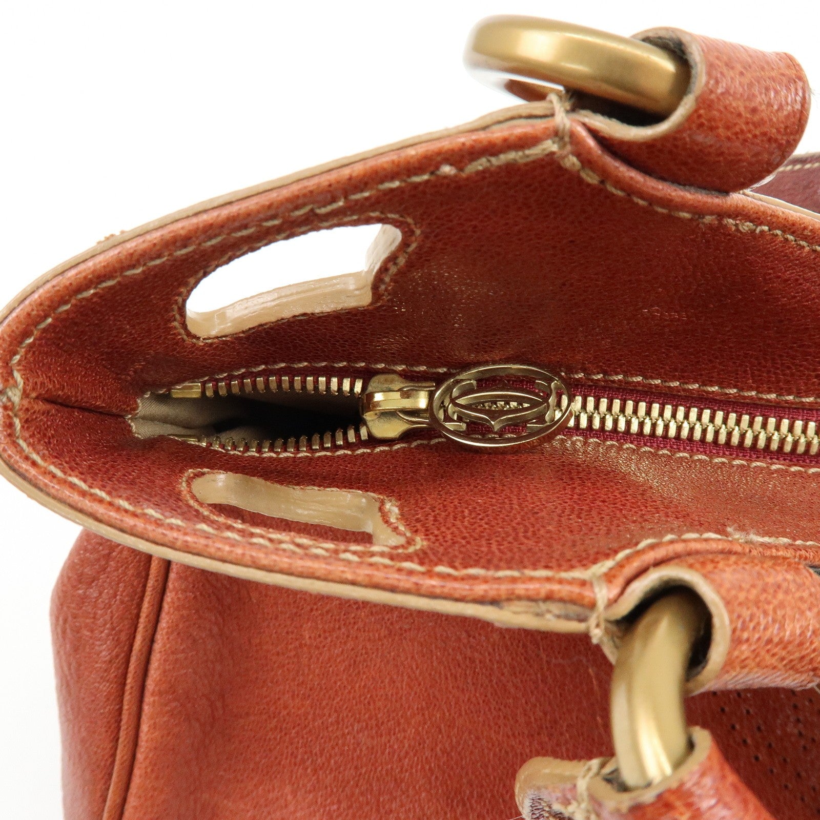 Cartier Marcello de Cartier Hand Bag - Brown, Leather
