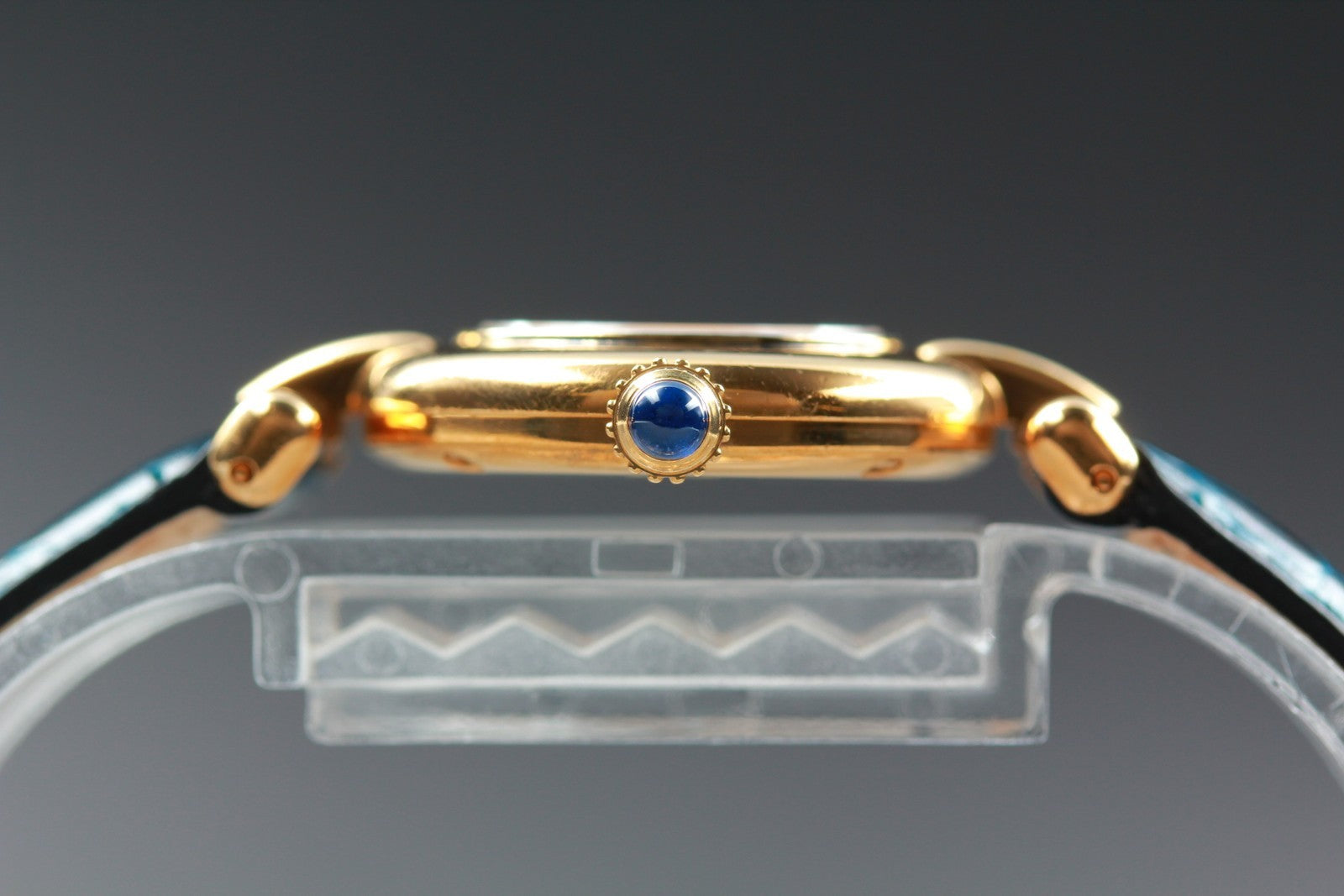 Cartier Must Colisee Vermeil 2410 Watch - Gold Blue, Stainless Steel