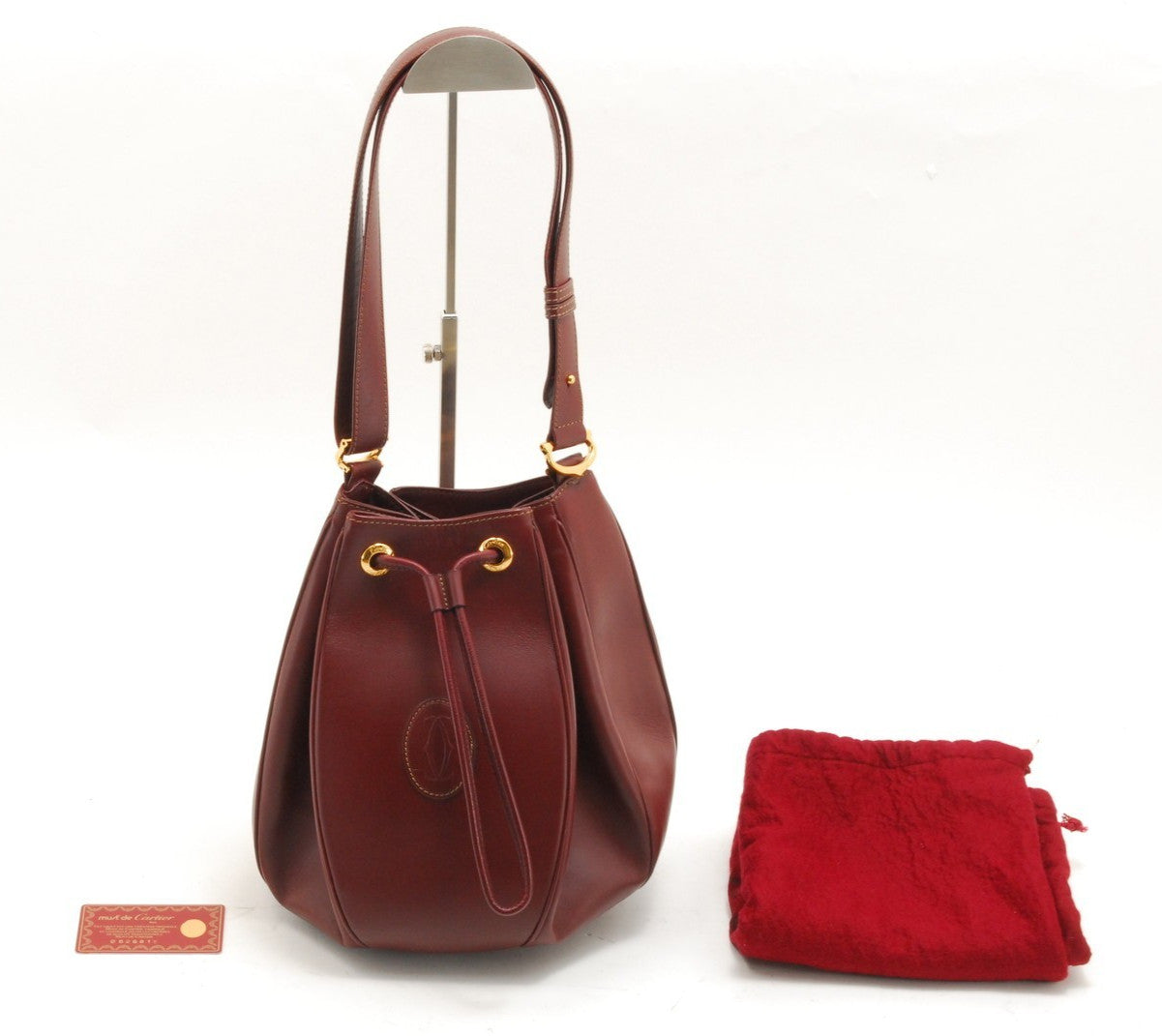 Cartier Must de Cartier Shoulder Bag - Bordeaux, Leather