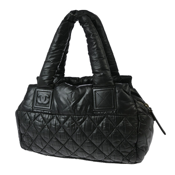 Chanel Coco Cocoon Handbag - Black, Nylon