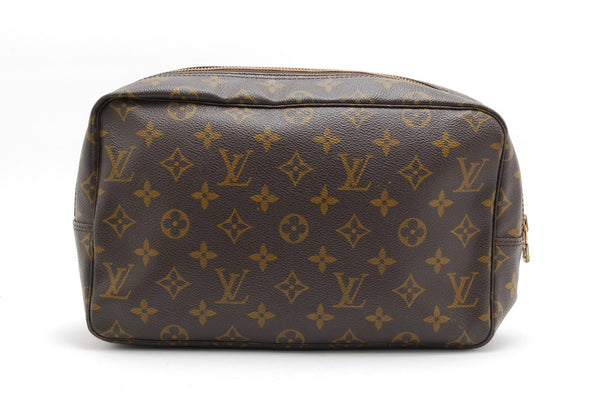 Louis Vuitton Trousse Toilette 28 Clutch - Brown, Leather 