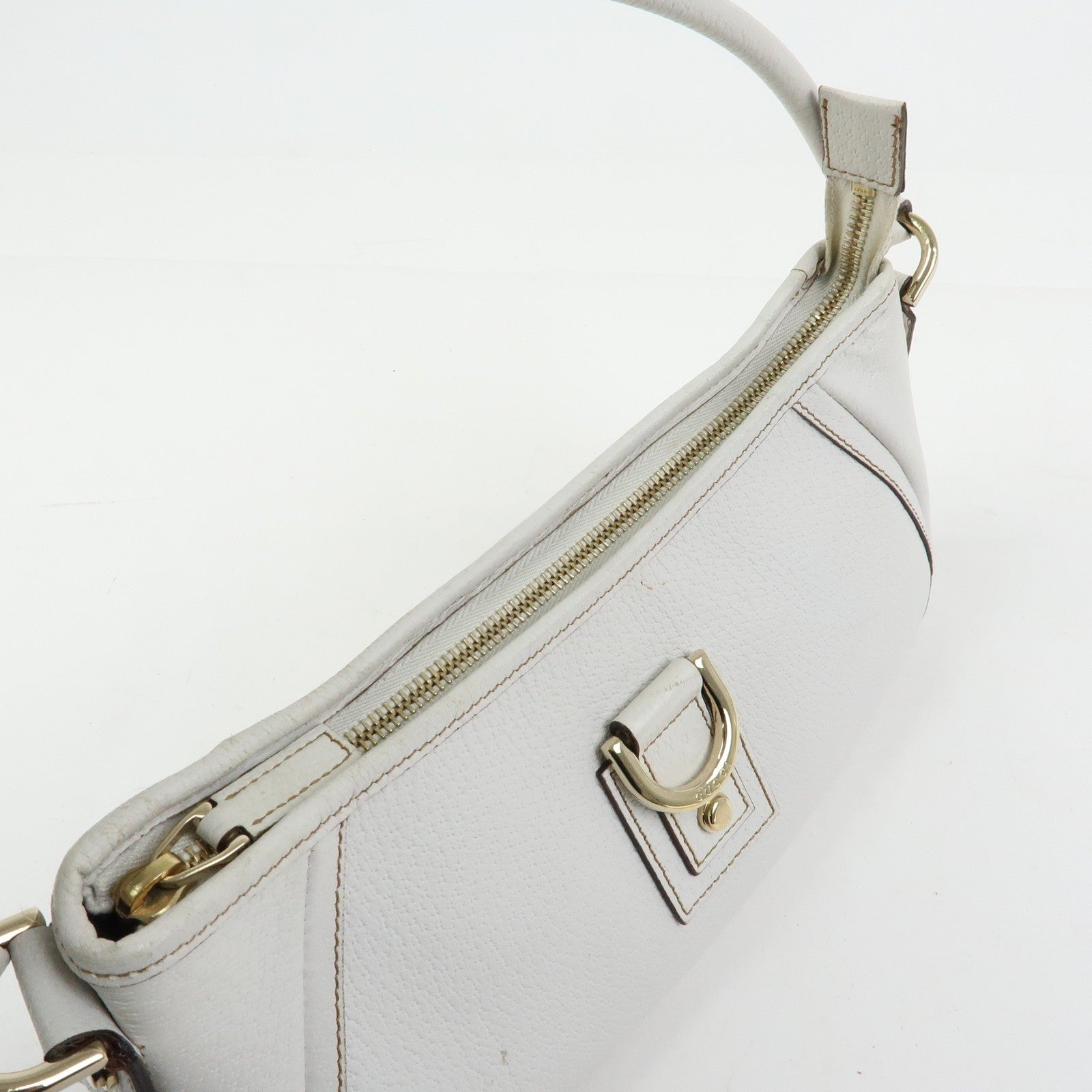 Gucci Abbey Shoulder Bag - White, Leather