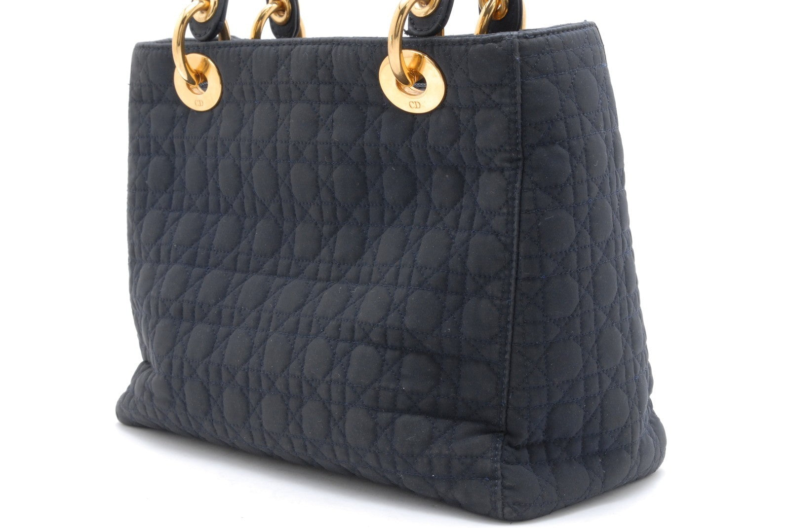 Christian Dior Lady Dior Handbag - Black, Nylon