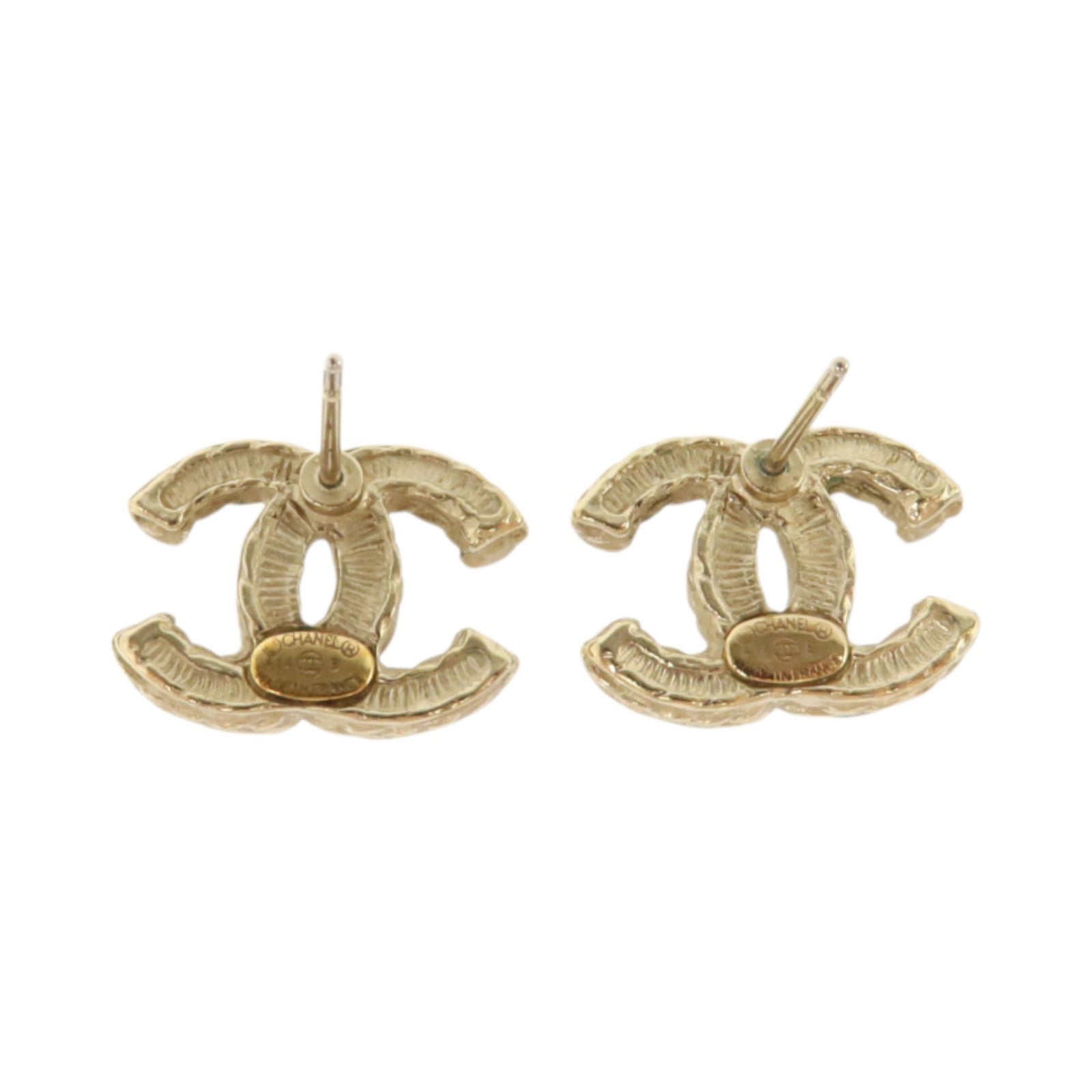 CHANEL CC Earrings - White, Other