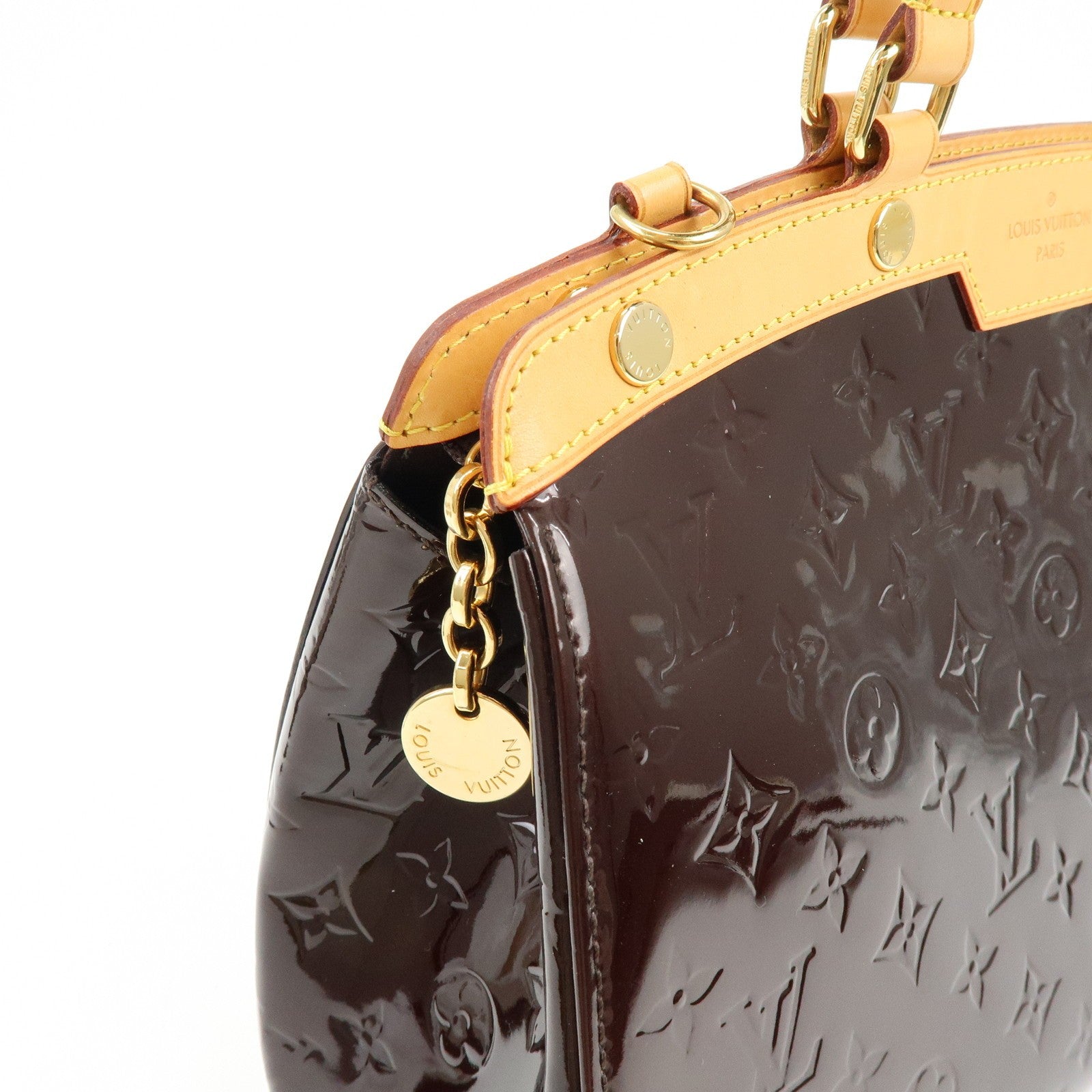 Louis Vuitton Monogram Vernis Brea MM 2Way Shoulder Bag - Amarante, Vernis Leather