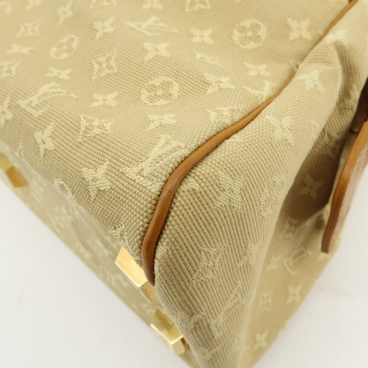 Louis Vuitton Hand Bag - Beige, Monogram Mini Canvas, Leather