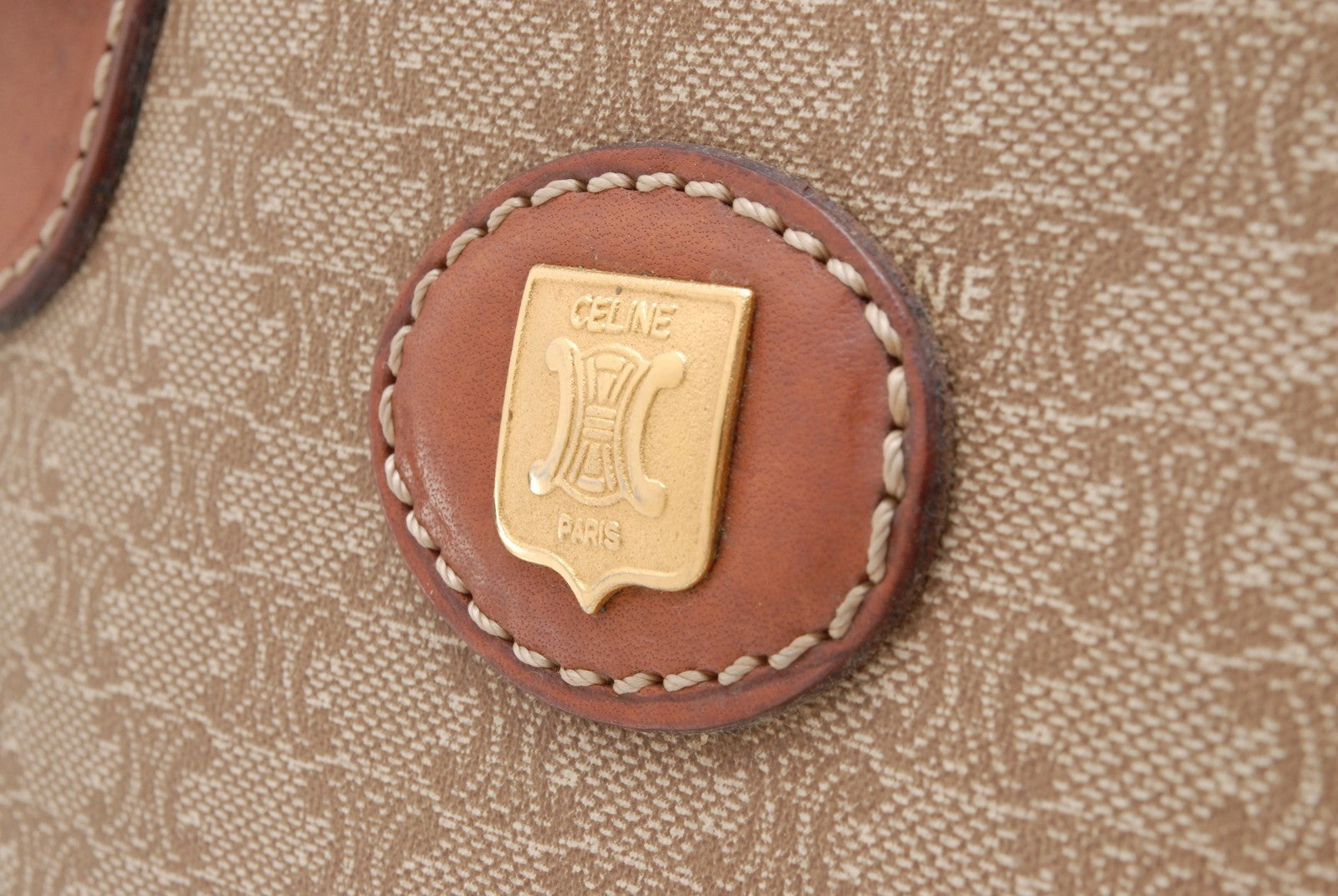 Celine Macadam Handbag - Brown, PVC