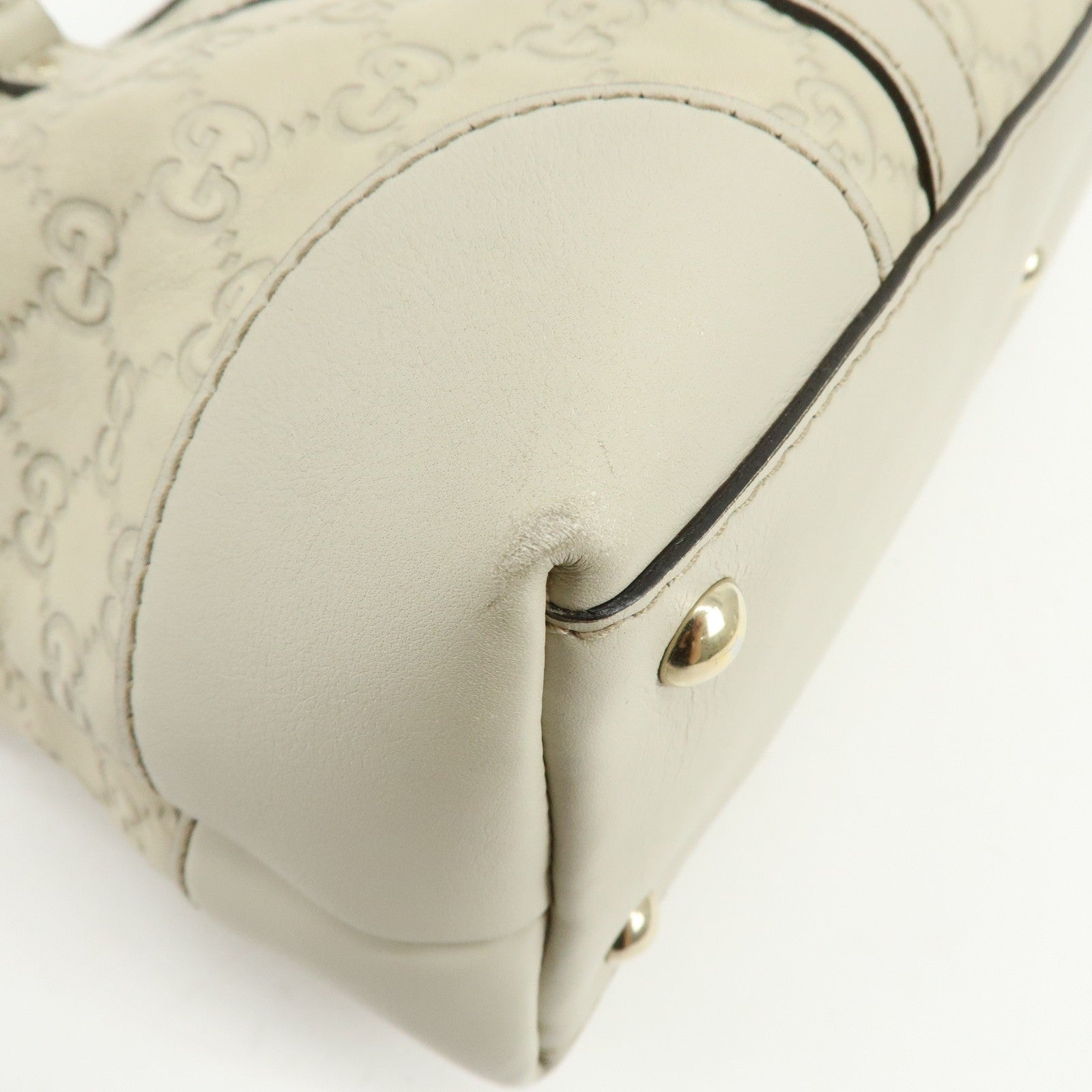 Gucci Tote Bag - Ivory, Guccissima Leather