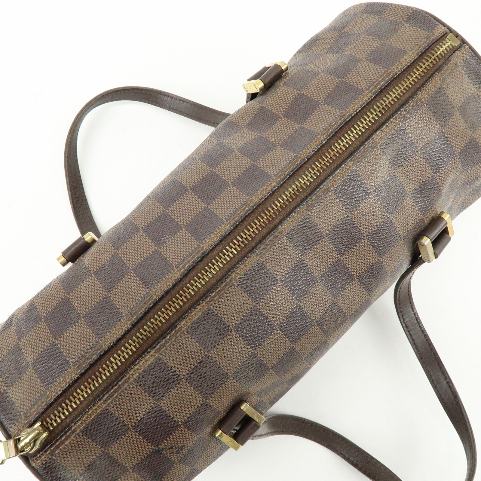 Louis Vuitton Papillon 30 Hand Bag - Damier Ebene, Canvas