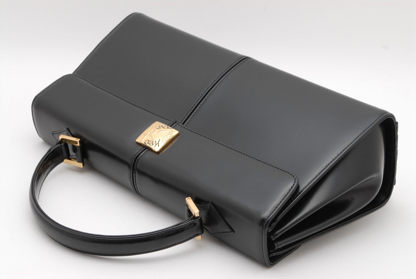 Saint Laurent Yves Saint Laurent Tote Hand Bag - Black, Leather
