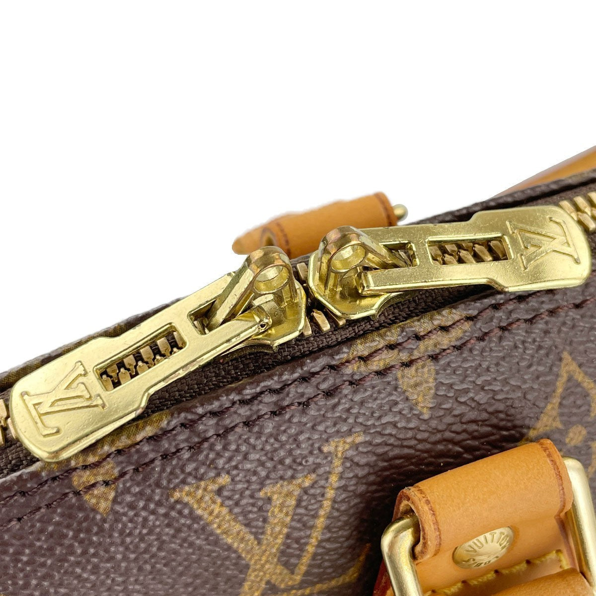 Louis Vuitton Alma Handbag - Brown, Leather