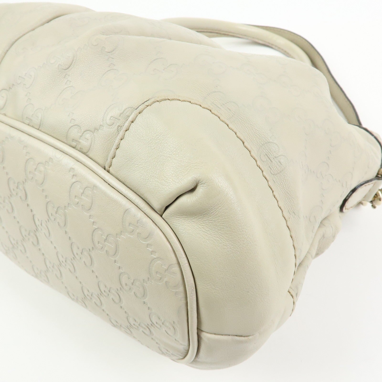 Gucci Sukey 2Way Hand Bag - Ivory, Guccissima Leather