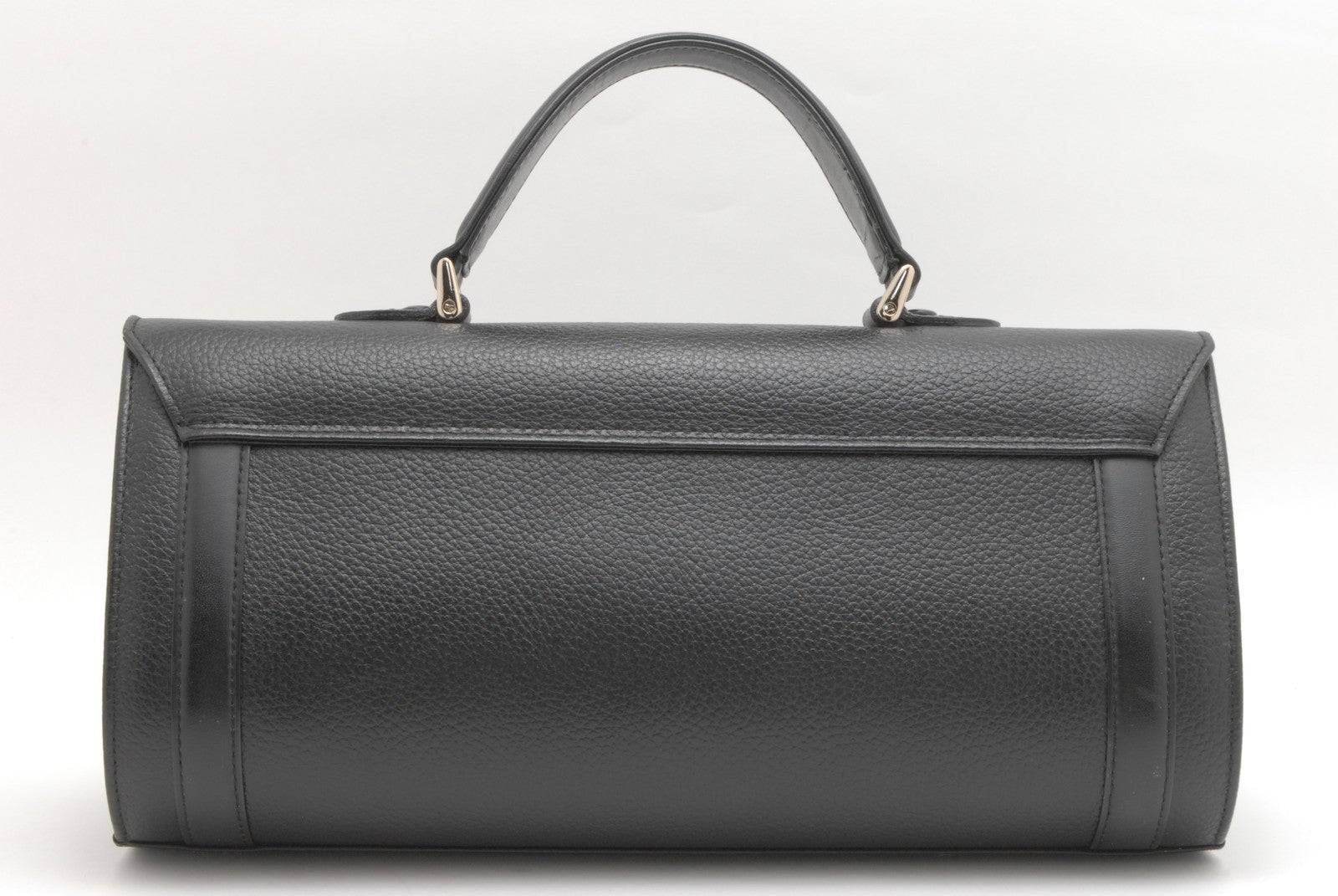 Burberry Barrel Bag Handbag - Black, Leather