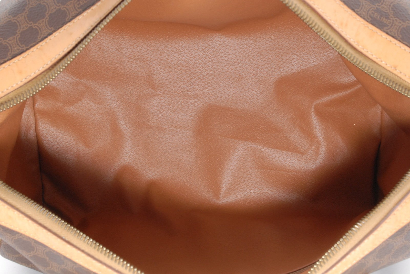 Celine Macadam Boston Bag - Brown, PVC Leather