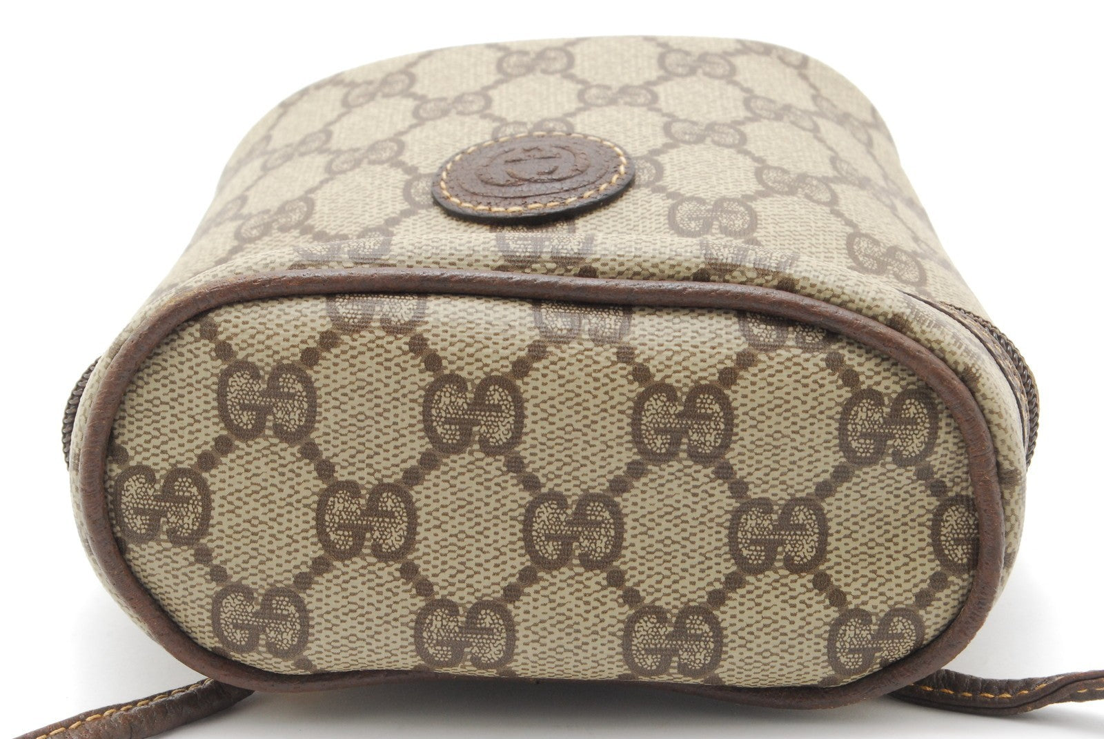 Gucci Vintage GG Supreme Shoulder Bag - Brown, PVC Leather 