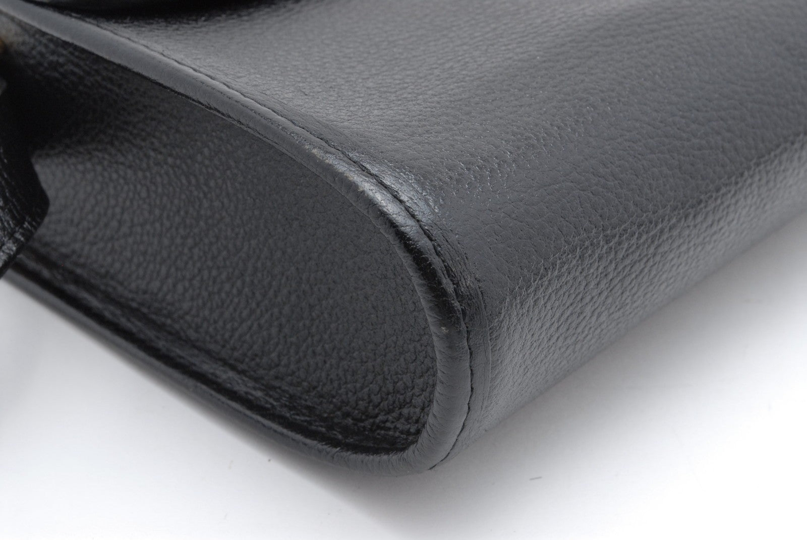 Saint Laurent Cassandra Shoulder Bag - Black, Leather