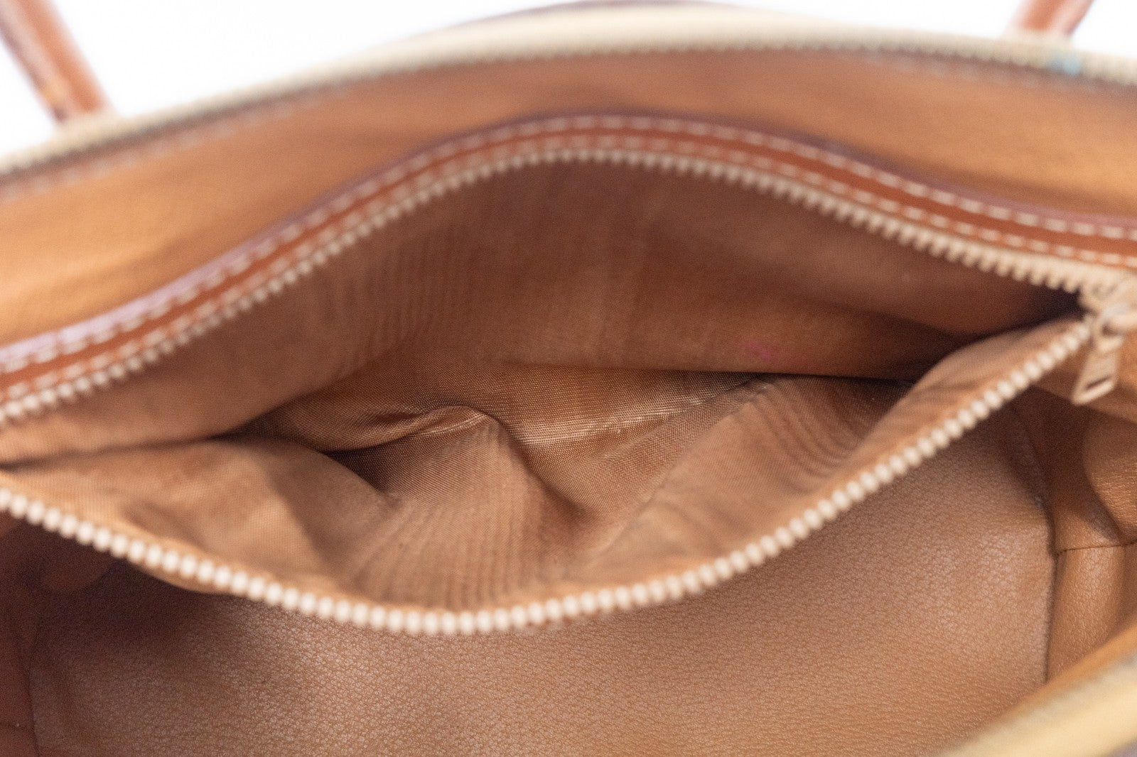 Celine Macadam Hand Bag - Brown, PVC Leather 