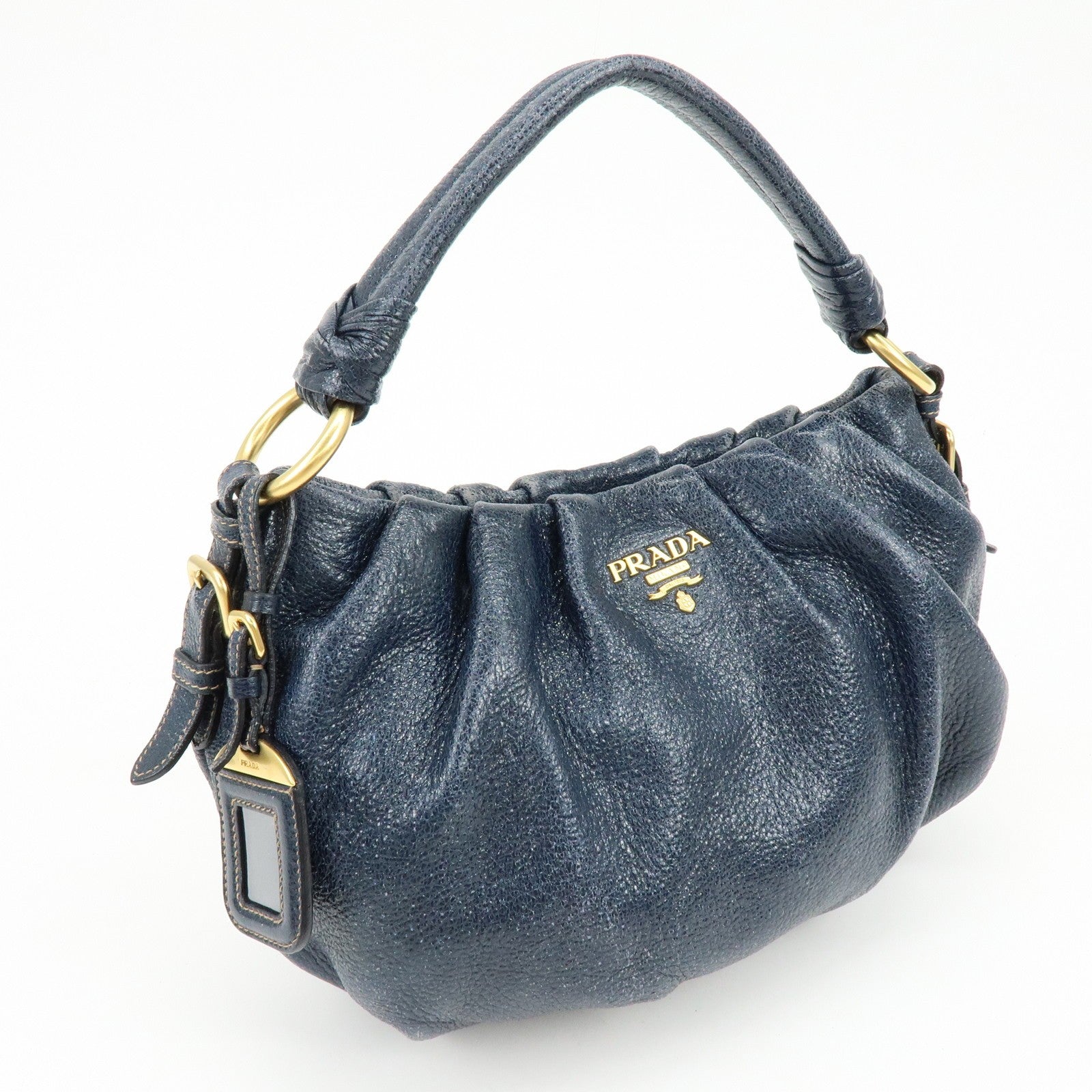 Prada Shoulder Bag - Navy, Leather