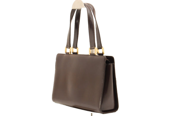 Saint Laurent Yves Vintage Hand Tote - Brown, Leather 