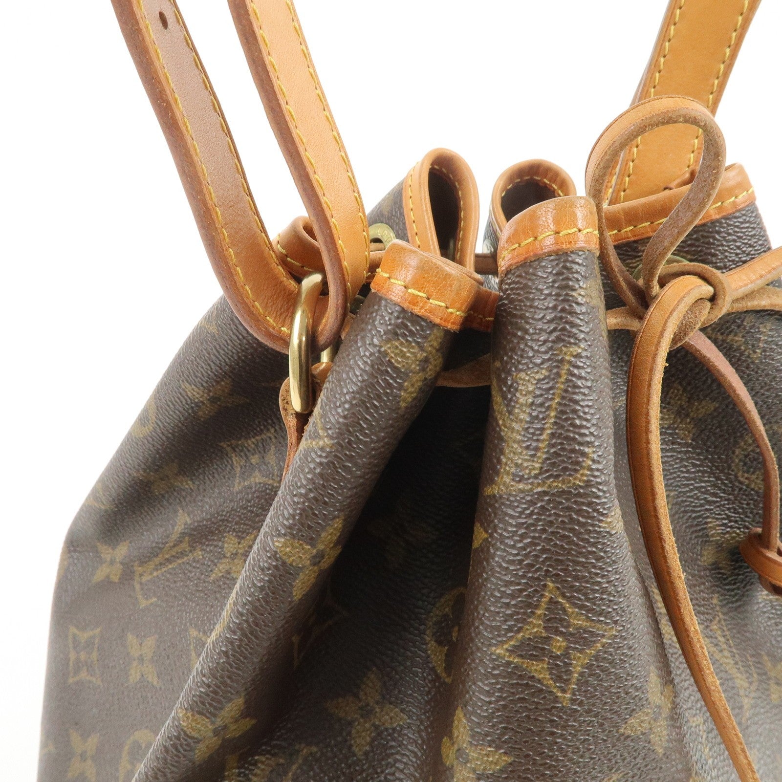 Louis Vuitton Monogram Petit Noe Shoulder Bag - Brown, Monogram Canvas