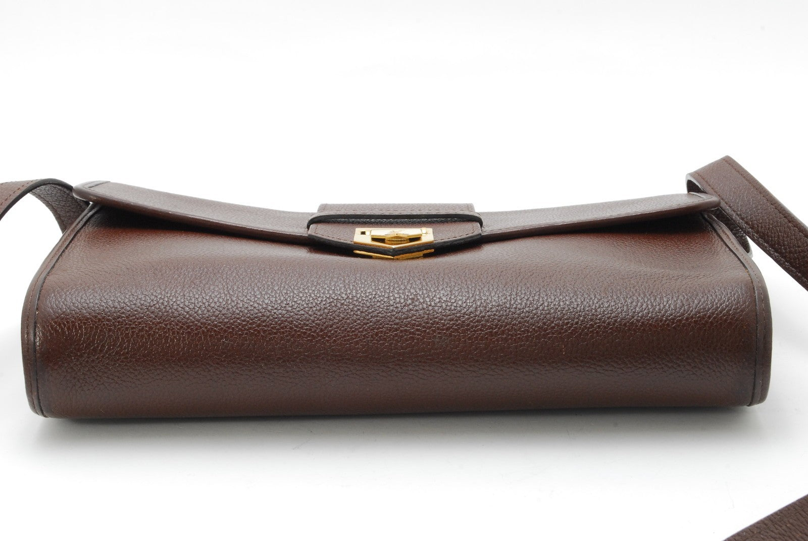 Saint Laurent Vintage Shoulder Cross Body Bag - Brown, Leather