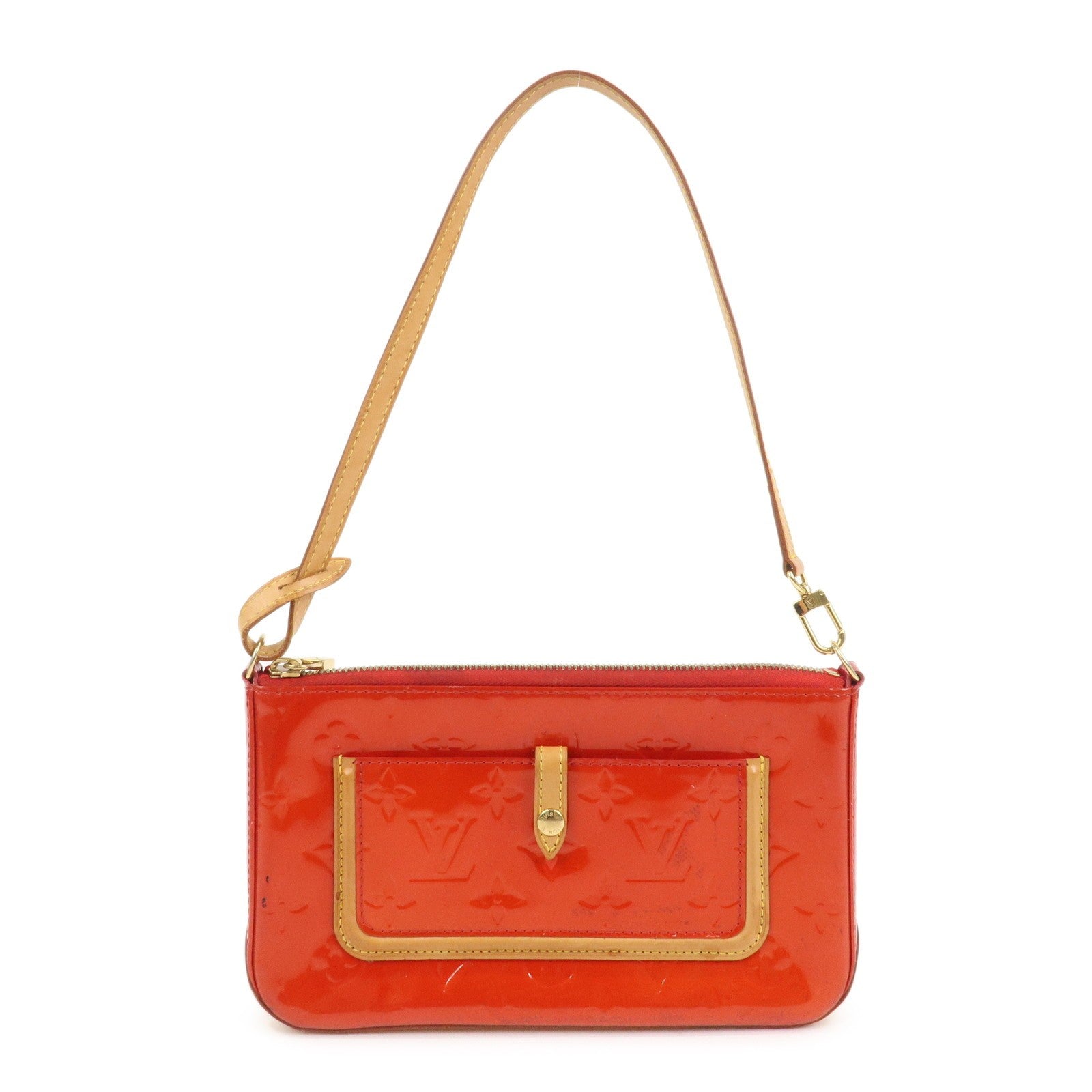 Louis Vuitton Monogram Vernis Mallory Square Shoulder Bag - Rouge, Vernis Leather