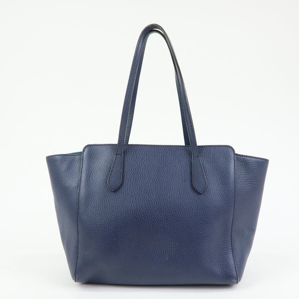 Gucci Tote Bag - Navy, Leather