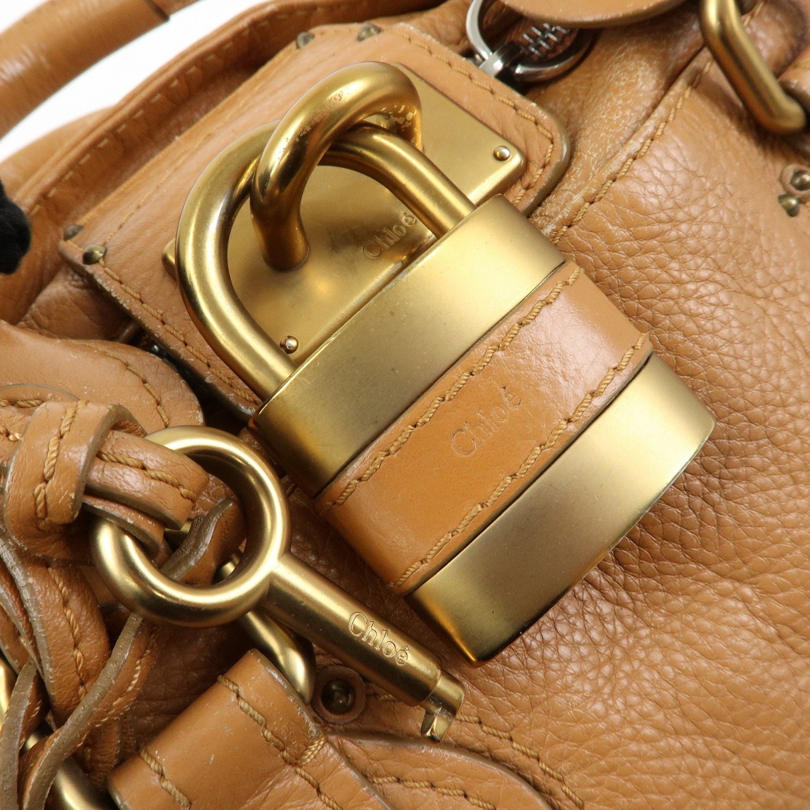 Chloe Paddington Medium Handbag - Brown, Leather