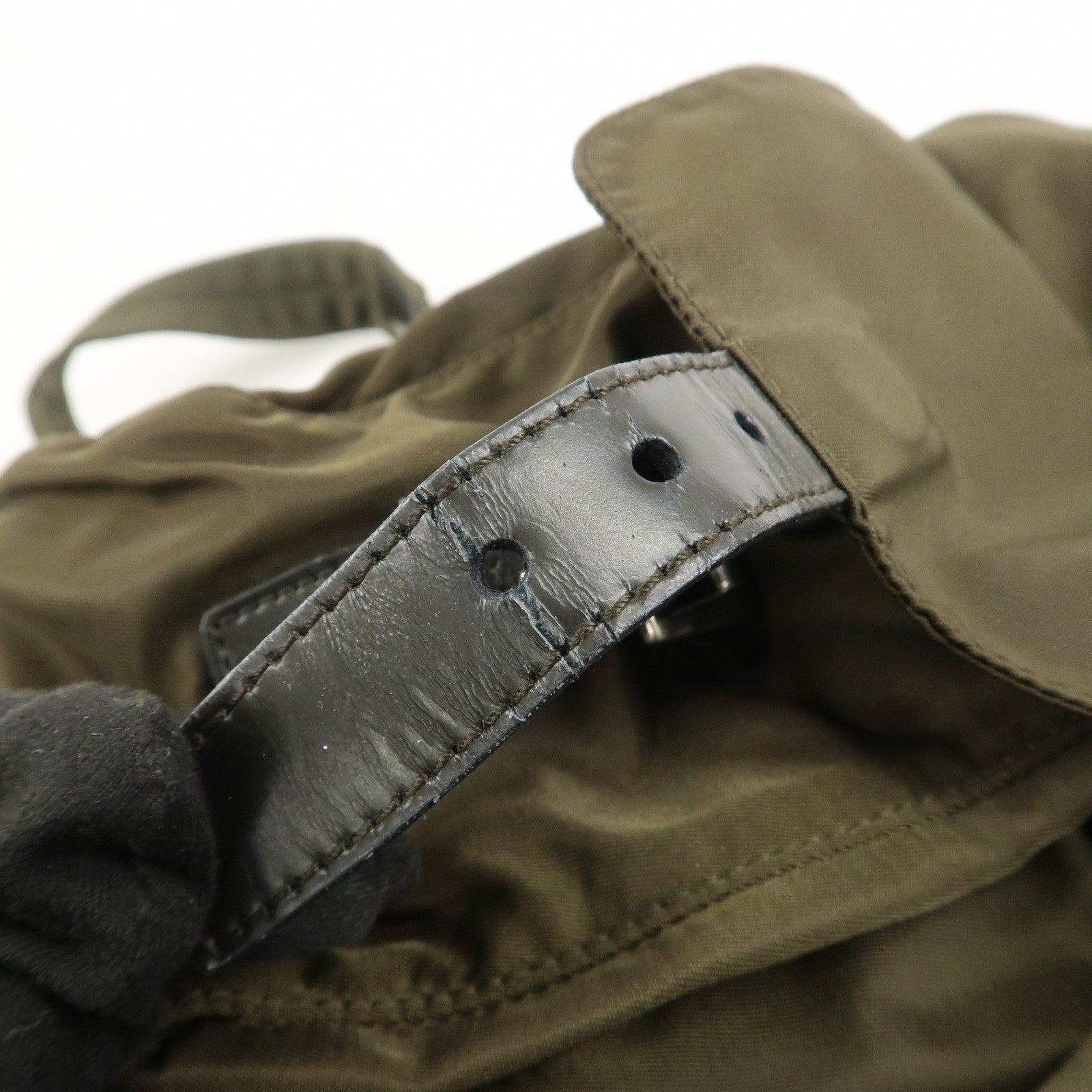 Prada Backpack - Khaki, Nylon and Leather