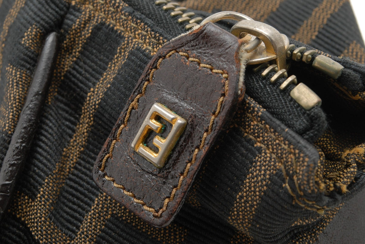 Fendi Zucca Large Vanity Bag - Brown, Canvas