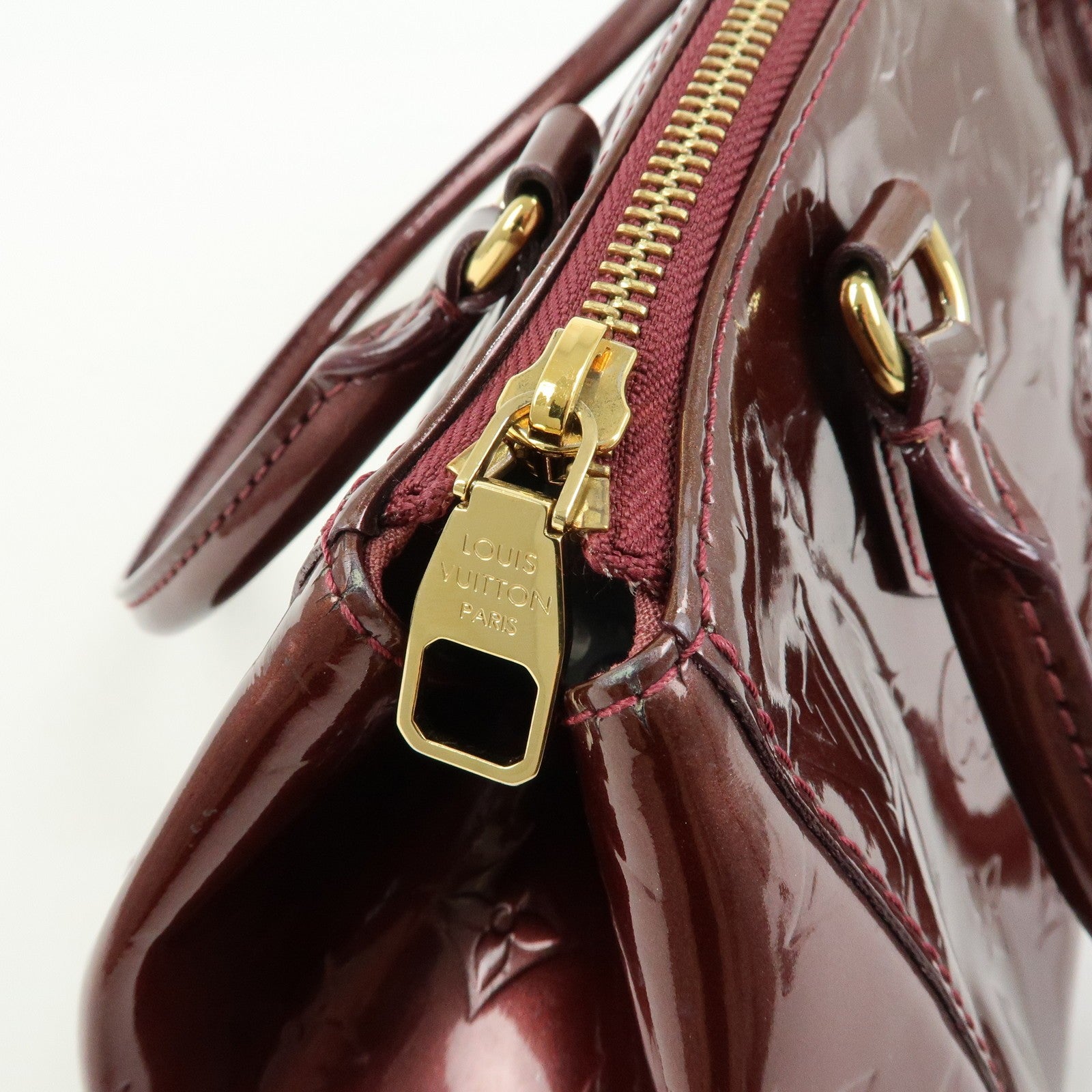 Louis Vuitton Boston Bag - Rouge Fauviste, Vernis Leather