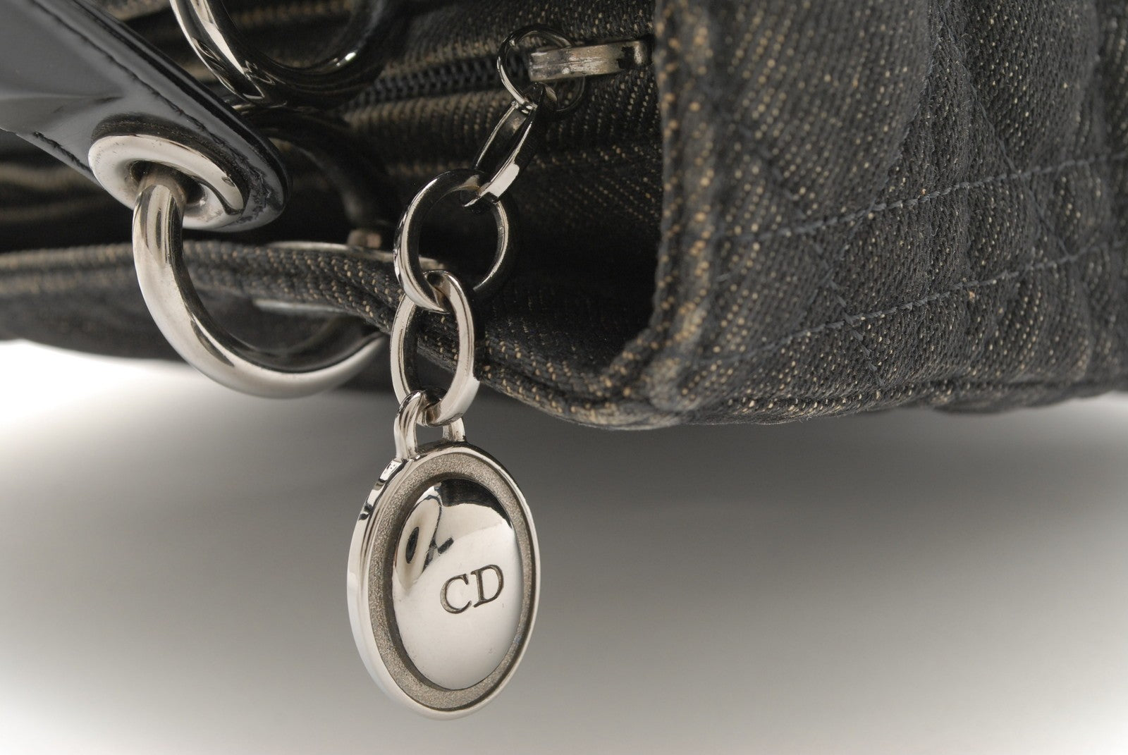 Christian Dior Lady Dior Handbag - Black, Denim