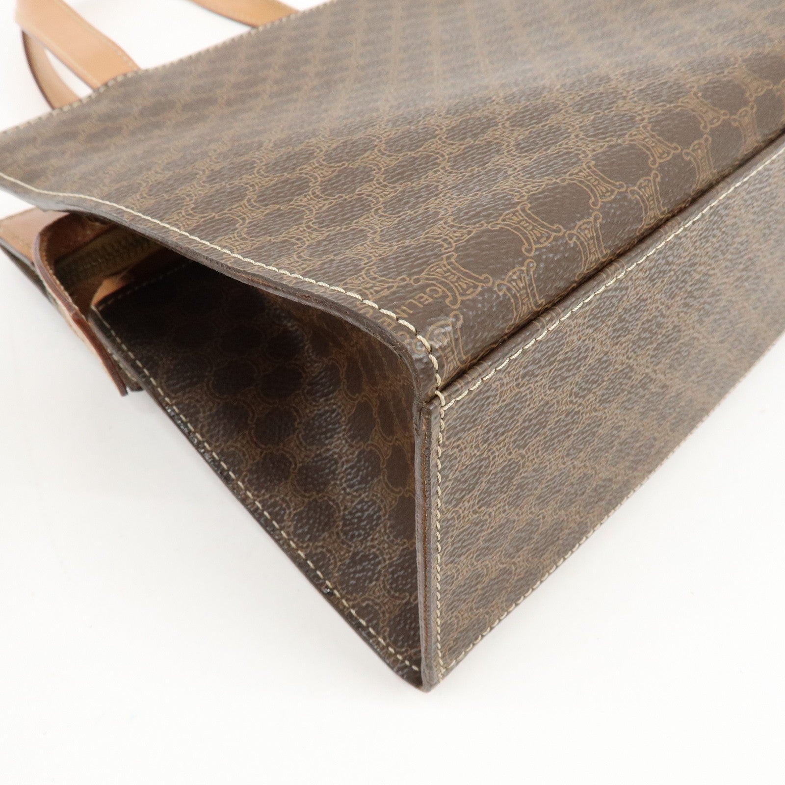 Celine Macadam 2Way Bag - Brown, PVC Leather