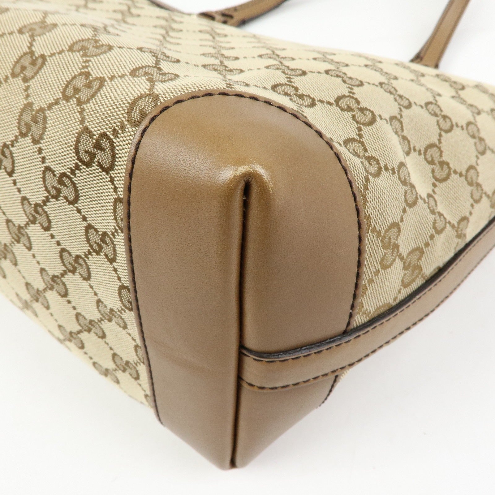 Gucci Tote Bag - Beige, Canvas and Leather