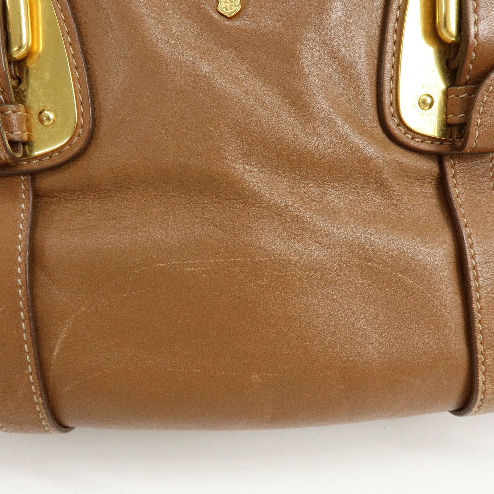 Prada 2Way Bag Handbag - Brown, Leather