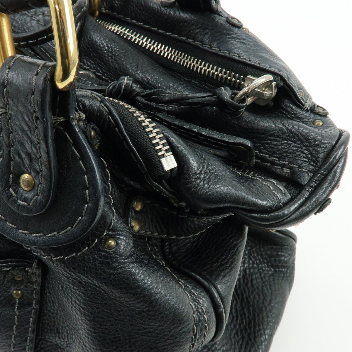 Chloe Paddington Handbag - Black, Leather