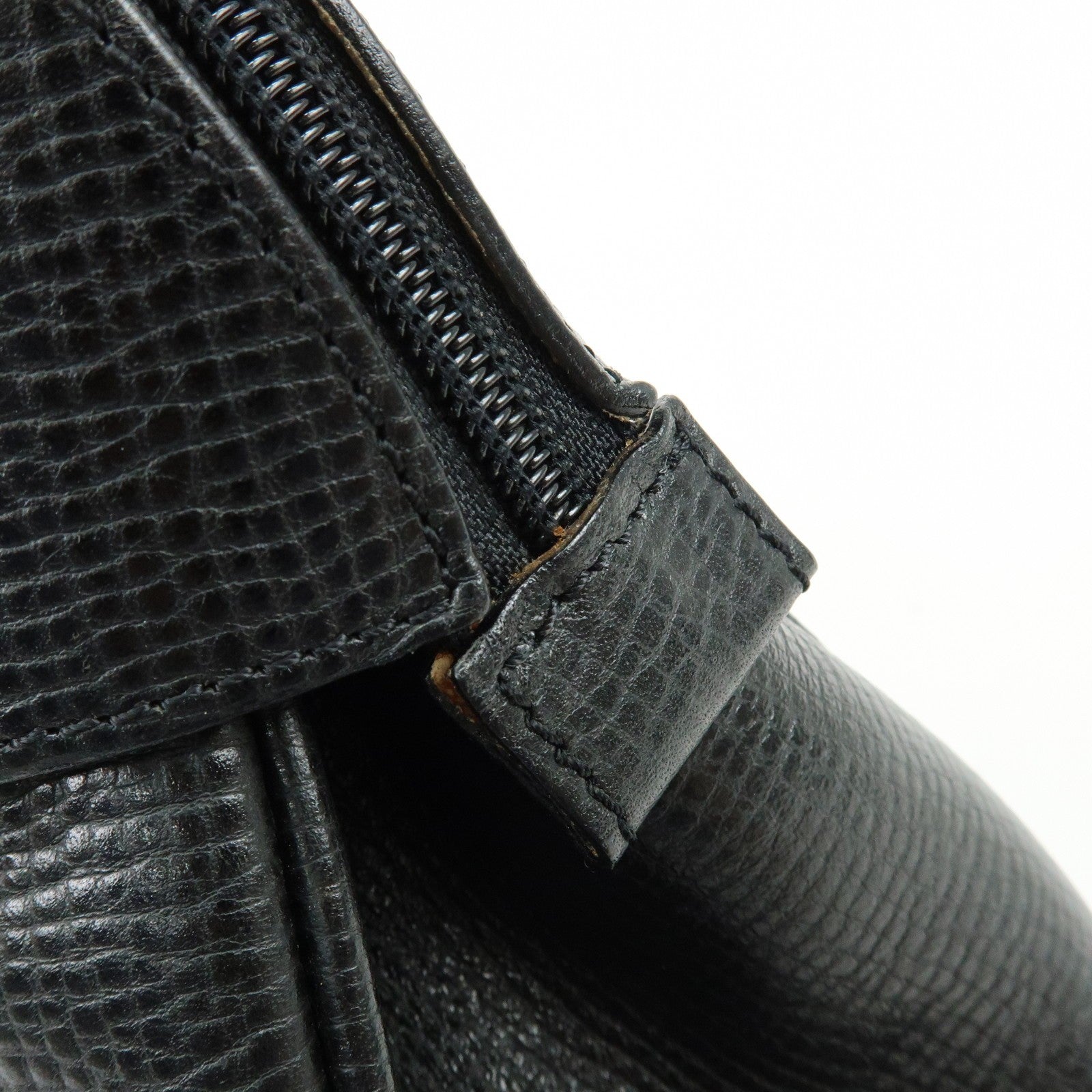 Burberry Hand Bag Boston Bag - Black, Emboss Leather
