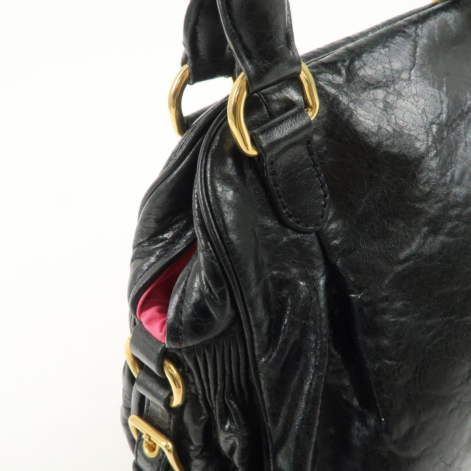 Miu Miu 2way bag - Black, Leather
