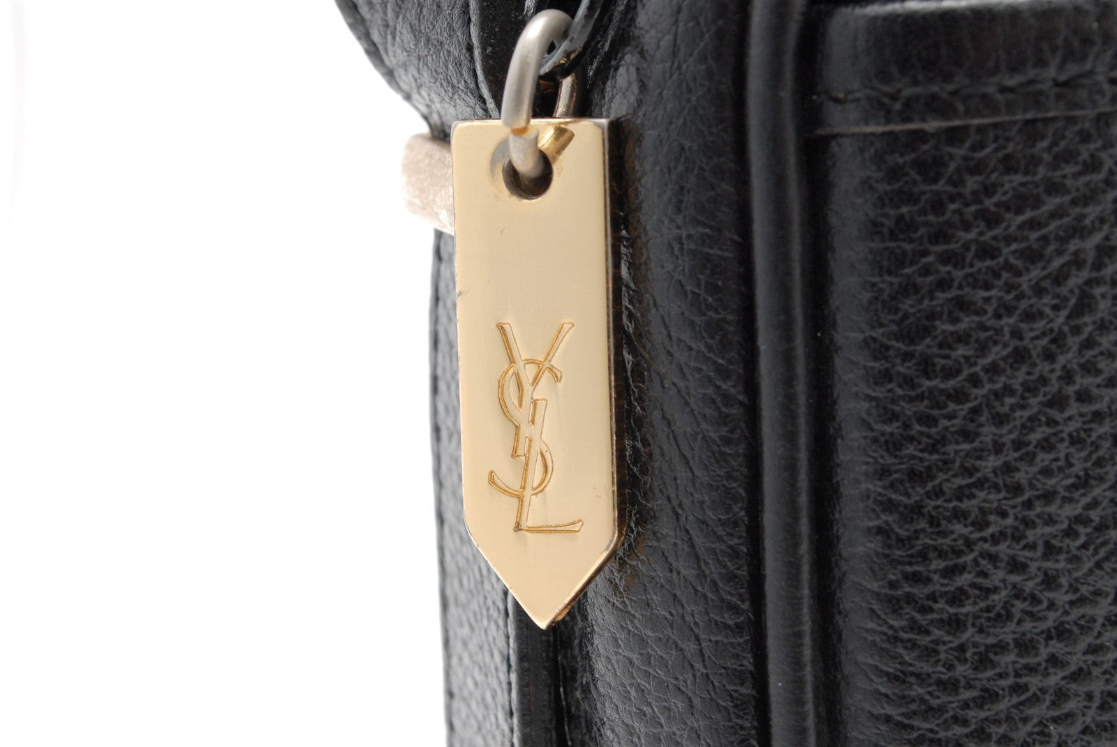 Saint Laurent Yves Vintage Shoulder Bag - Black, Leather
