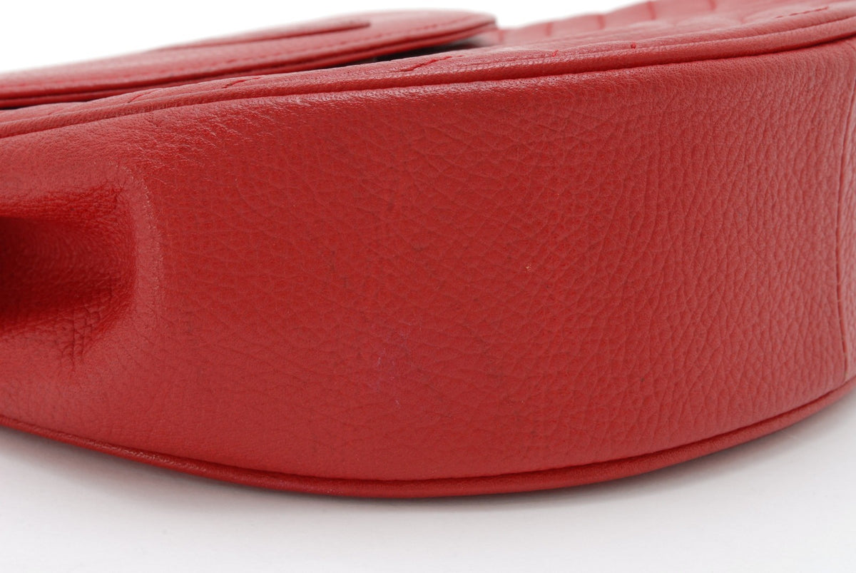 Saint Laurent Yves Saint Laurent Shoulder Bag - Red, Leather
