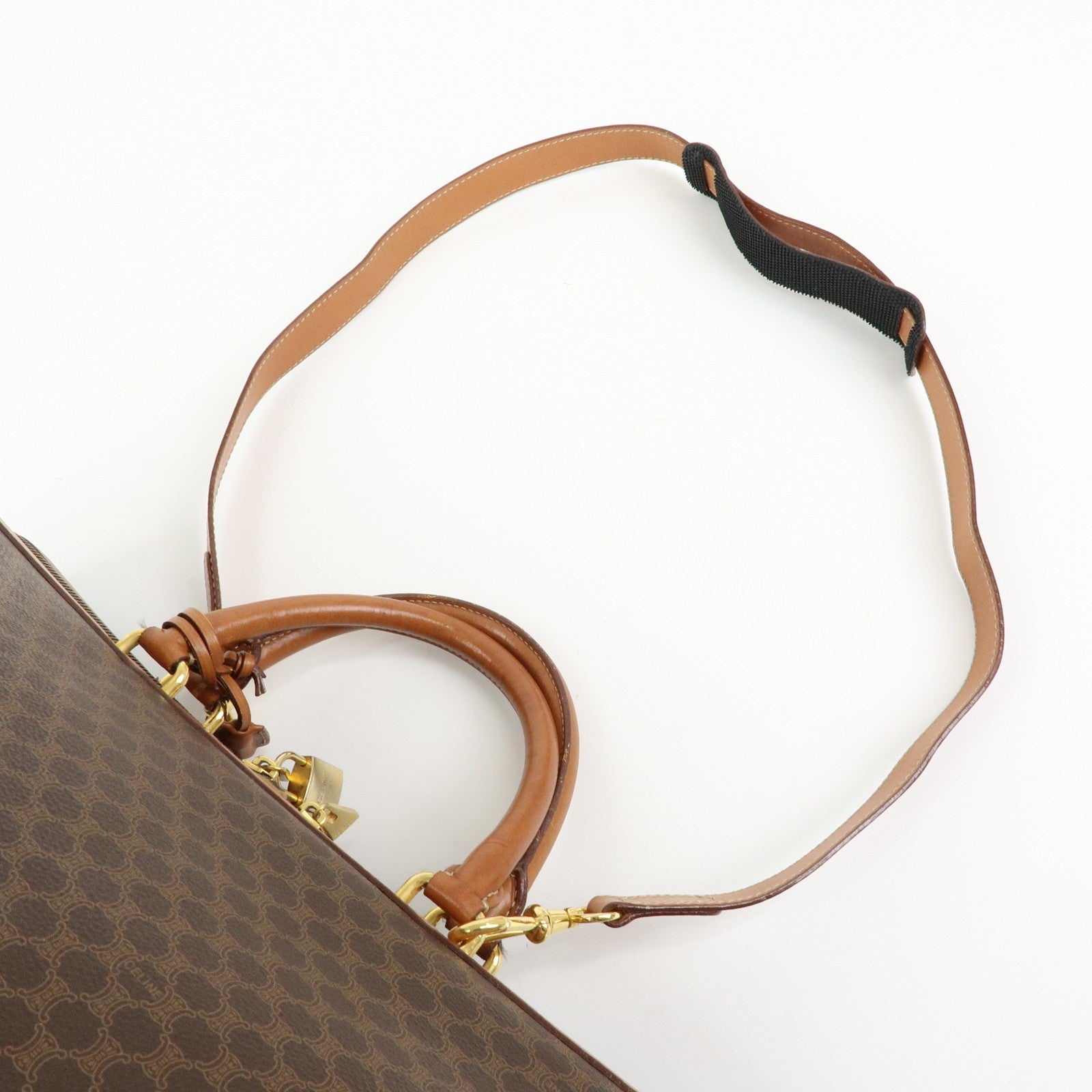Celine Macadam 2WAY Bag - Brown, PVC Leather