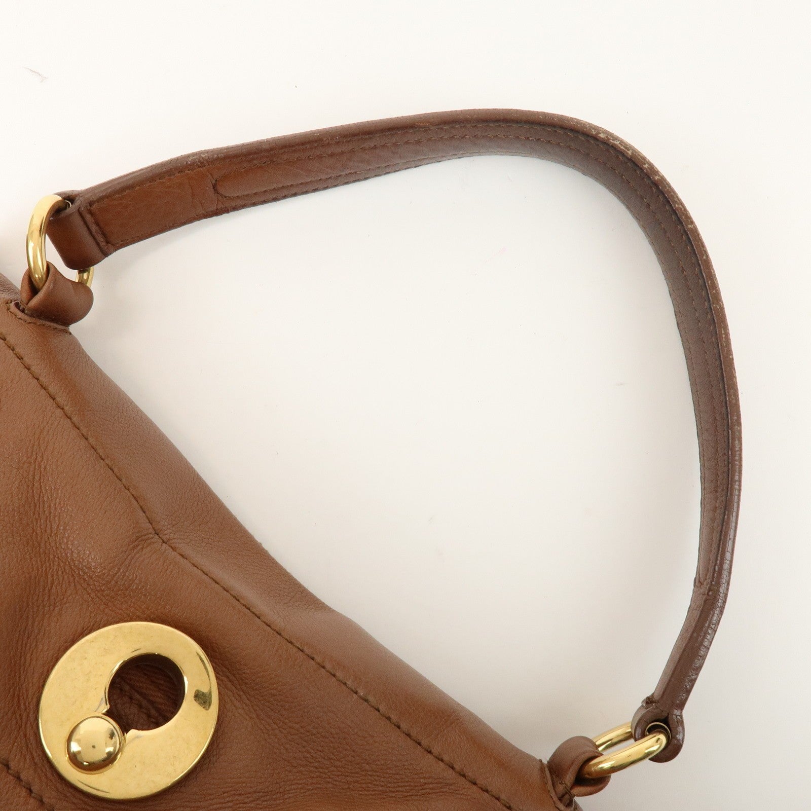 Saint Laurent Muse Two Hand Bag - Brown, Leather Canvas