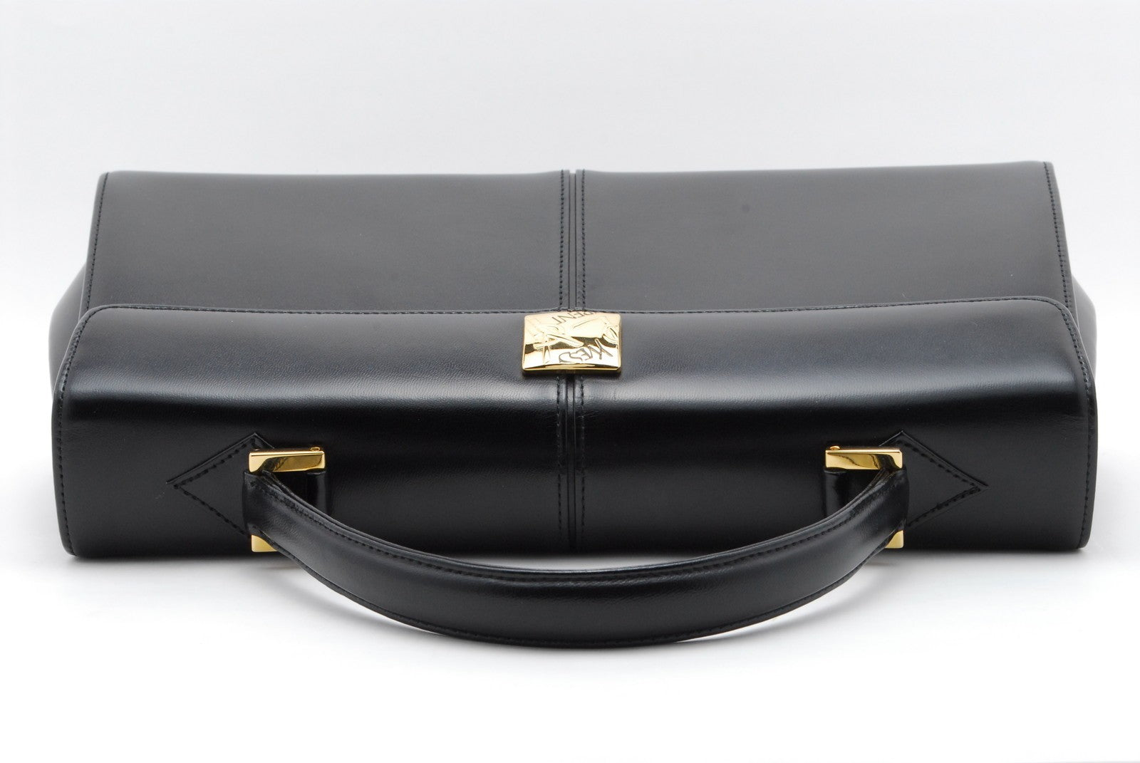 Saint Laurent Yves Saint Laurent Tote Hand Bag - Black, Leather