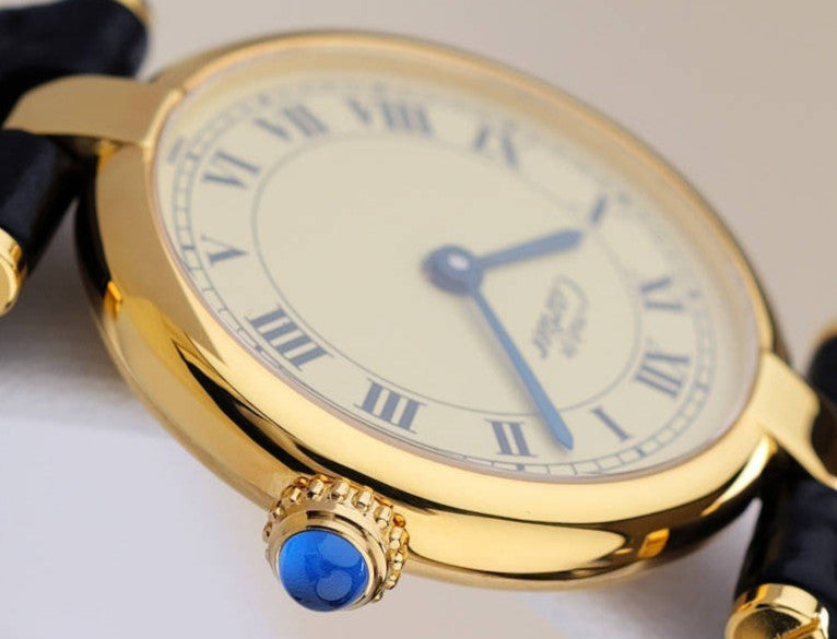 Cartier Vendome Wristwatch - Ivory, Leather